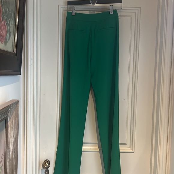Green high waisted Alice & Olivia bootleg trouser size 4 - Picture 4 of 6